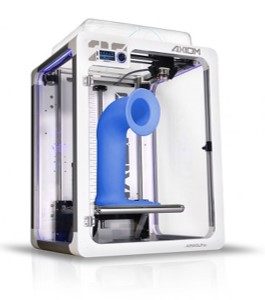 Aiwolf 3D AXIOM 20 3D printer with completed blue part