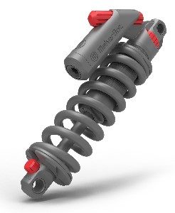 MakerBot 3D printed shock absorber assembly in Tough PLA material