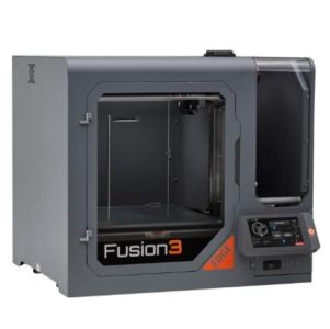 Fusion3 Edge 3D Printer with a build volume of 14 x 14 x 14.5 inches.